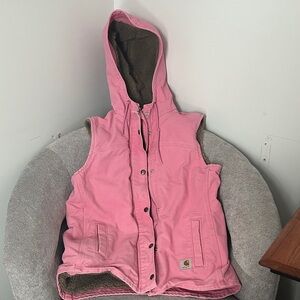 Carhartt Pink Hooded Vest